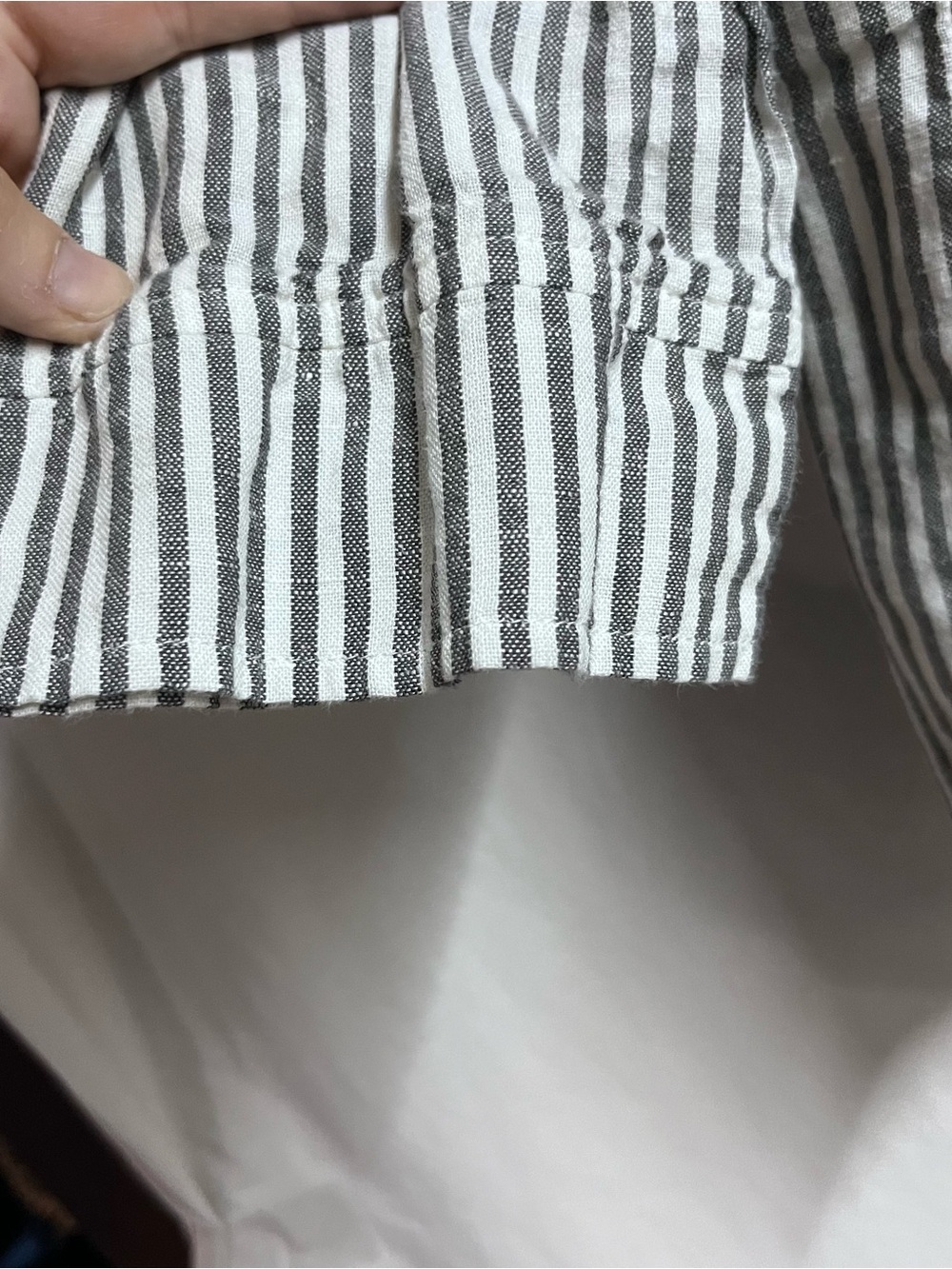 Eddie Bauer Women Striped Linen Cotton Tunic Top Size Small Breathable Comfort - Picture 6 of 8